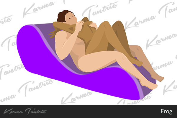 tantra chair position frog