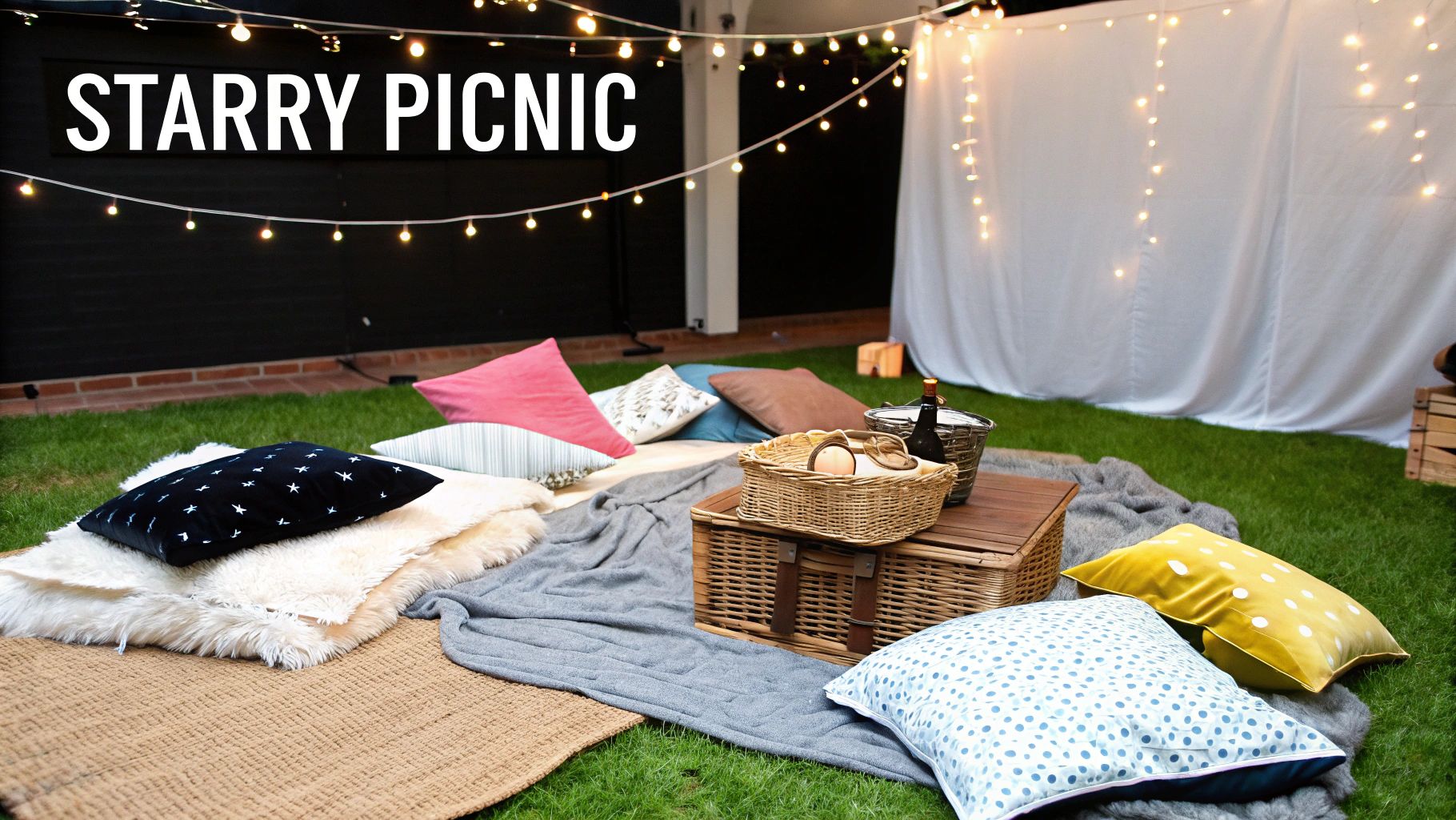 Indoor Picnic Under the Stars